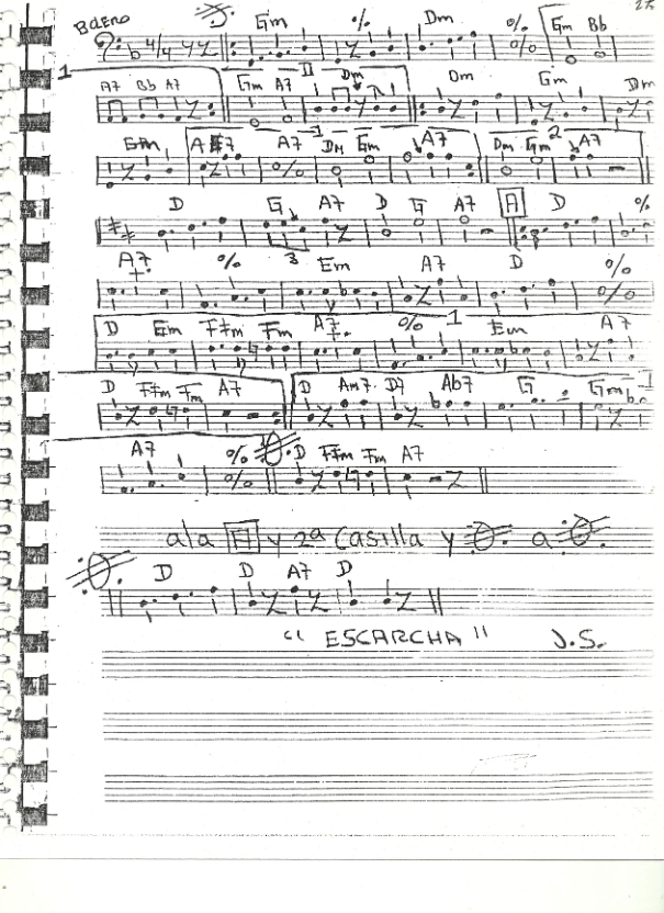 La imagen puede contener una previsualizacion de una partitura